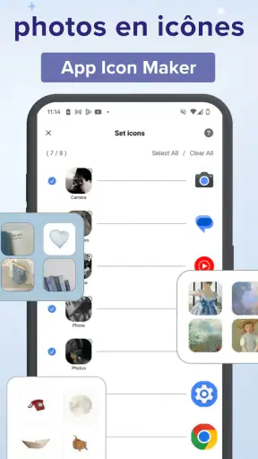 Widget & Icône : Thèmes Phone screenshot