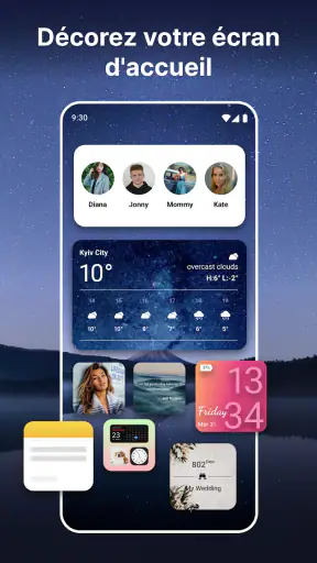 Widgets OS 17: Widgets Colorés screenshot