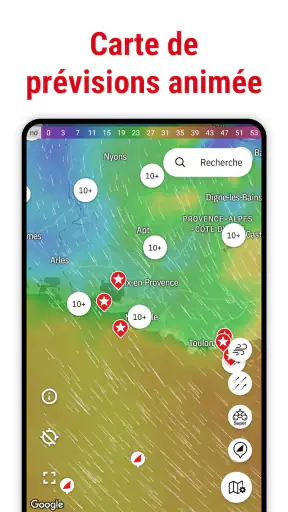 Windfinder - vent et météo screenshot