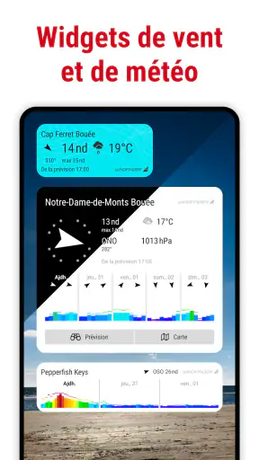 Windfinder - vent et météo screenshot