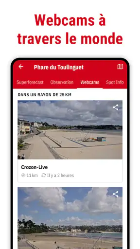 Windfinder - vent et météo screenshot