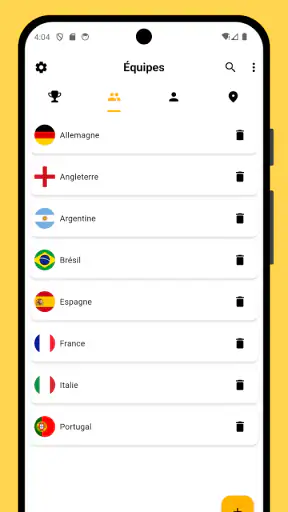 Winner - Organiser un tournoi screenshot