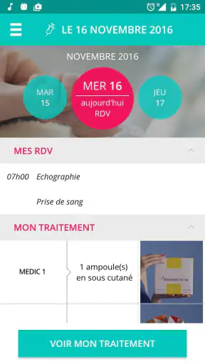 WiStim - Suivi de PMA screenshot