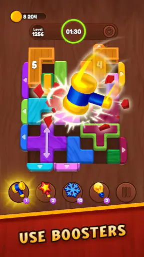 Wood Color Jam - Puzzle screenshot