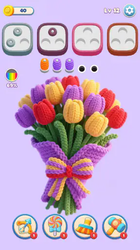 Wool Frenzy: 3D Yarn Unravel screenshot