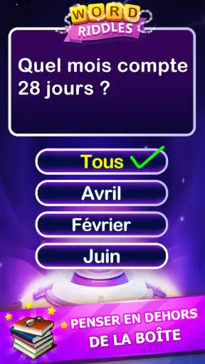 Word Riddles - Jeux mots hors  screenshot