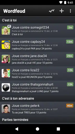 Wordfeud Premium screenshot