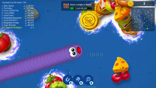 Worms Zone .io Jeux de Serpent screenshot
