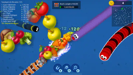 Worms Zone .io Jeux de Serpent screenshot