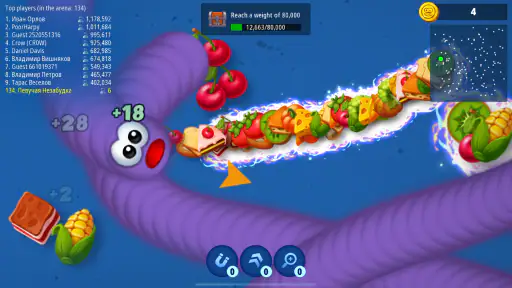 Worms Zone .io Jeux de Serpent screenshot
