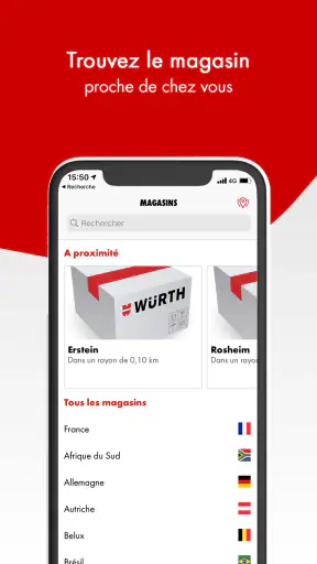 Würth -Outillage Professionnel screenshot