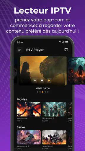 Xtream IPTV player screenshot
