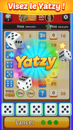 Yatzy Blitz : jeu de dés screenshot