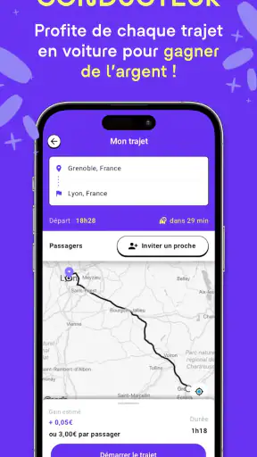 Ynstant, covoiturage quotidien screenshot