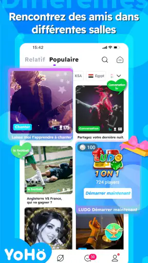 YoHo : Chat vocal de groupe screenshot