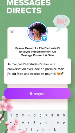 Zoe: Rencontres lesbiennes app screenshot