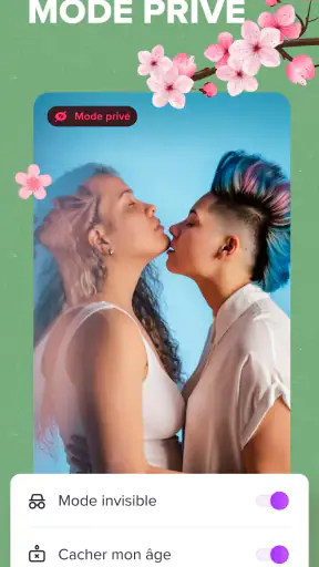 Zoe: Rencontres lesbiennes app screenshot