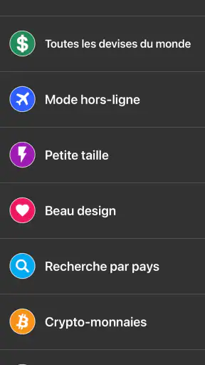 Сonvertisseur monnaie - taux screenshot