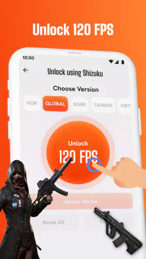 120 FPS Booster - FPS Unlocker screenshot