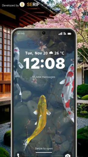 3D Fish Aqua Live Wallpaper screenshot