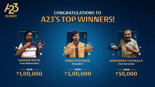 A23 रमी कैश गेम ऑनलाइन screenshot