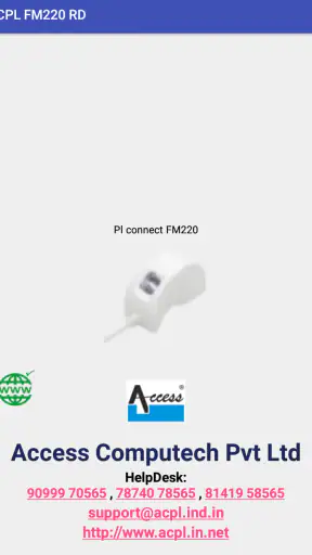 ACPL FM220 पंजीकृत डिवाइस screenshot