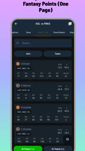 Advance Cricket screenshot