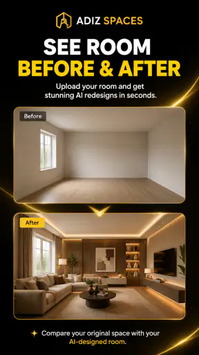 AI Interior Design: Adiz Space screenshot