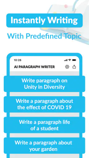 AI Paragraph Generator, Writer screenshot