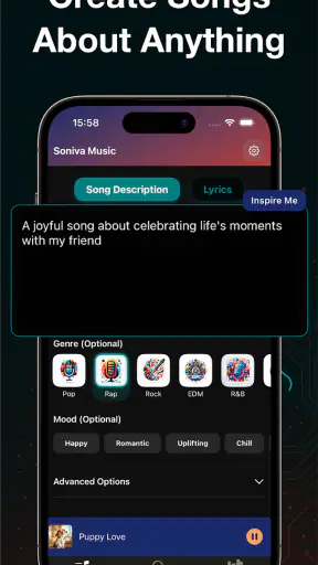 AI Song Maker: Soniva Music screenshot