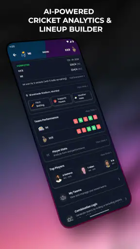 AI11: AI Cricket Predictions screenshot