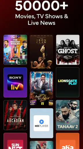 Airtel Xstream Play screenshot