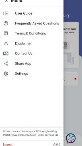 AIS for Taxpayers screenshot