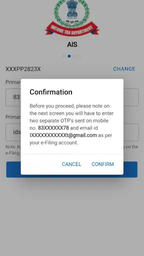AIS for Taxpayers screenshot