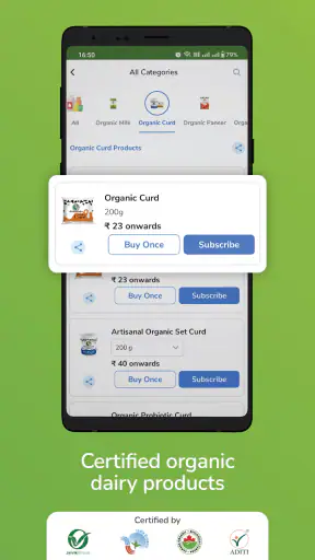 Akshayakalpa Organic Milk screenshot