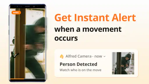 AlfredCamera Home Security app screenshot