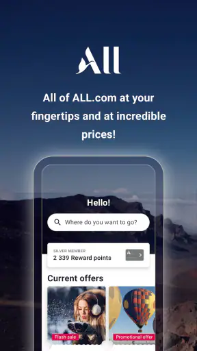 ALL.com - Hotel booking screenshot