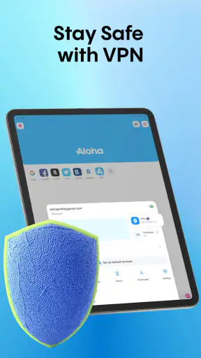 Aloha VPN - Private Browser screenshot
