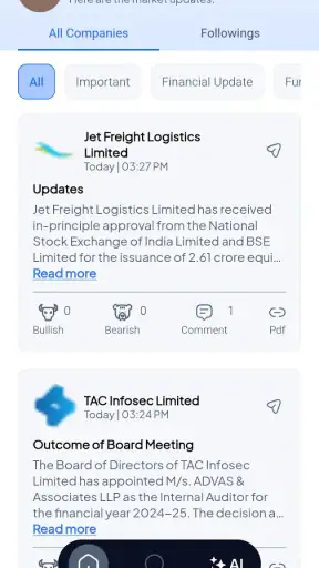 Alpha Tribe: Market Updates screenshot