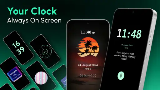 Always On Display Clock - AOD screenshot