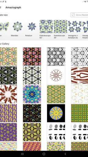 Amaziograph screenshot