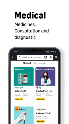 Amazon India Shop, Pay, miniTV screenshot