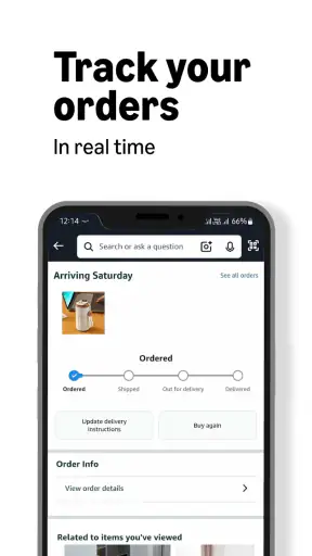 Amazon India Shop, Pay, miniTV screenshot