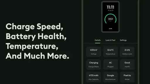 AmpereFlow: Battery Speed, AOD screenshot