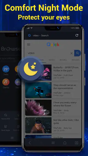 Android के लिए ब्राउज़र screenshot