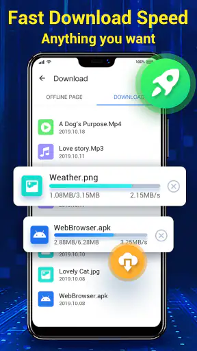 Android के लिए ब्राउज़र screenshot
