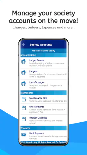 AppSociety: Society Management screenshot