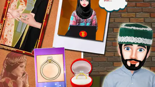 Arabic Muslim Hijab Wedding screenshot