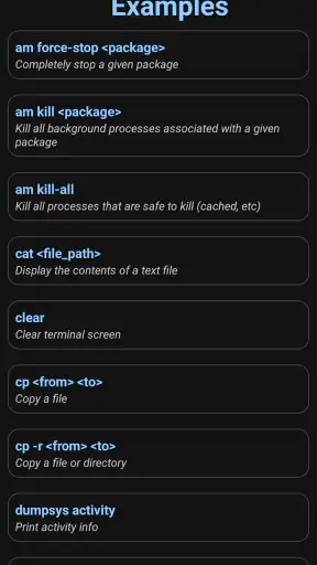 aShell - an ADB shell screenshot