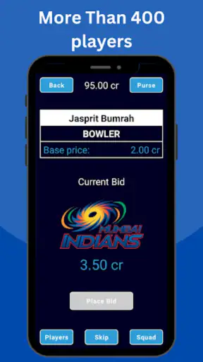 Auction League - Cricket Game screenshot